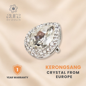 Brooch Titik Air Kristal Brooch Titik Air Kristal