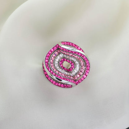 Unique 2 Layer Scarf Brooch