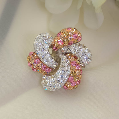 Spiral Petal Brooch