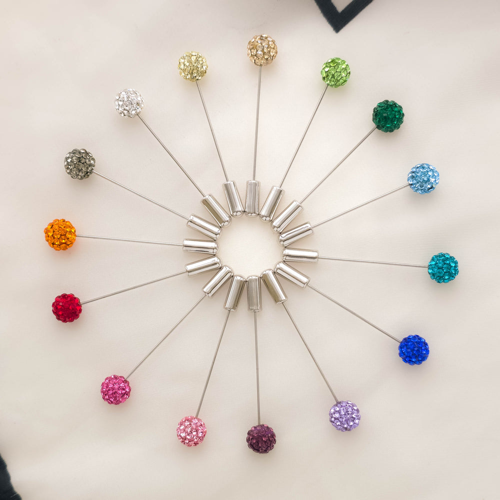 Peniti Tudung Lollipop Dengan Kristal Dari Europe