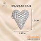 Chic Heart Brooch