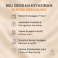 Brooch Bunga Mewah Kristal Eropah