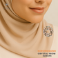 Elegant Donut Brooch