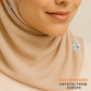 Brooch Titik Air Kristal