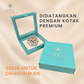 Brooch Bunga Mewah Kristal Eropah