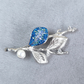 Pearl Leaves Brooch